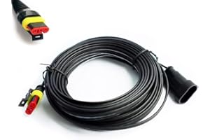ENJOY-UNIQUE Cavo di collegamento per alimentatore trasformatore e stazione ricarica compatibile con Husqvarna Automower 320 330x 2013-2015, 105 305 310 315X 405X 415X 420 430X 2015+, Gardena 2016+ Tosaerba, 10M