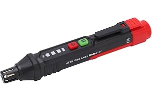 WEISI Gas Detector Pen, Portable Gas Detector, Handheld Natural Gas Detector Combustible Gas Leaks for Home and RV Type Sensitive Detector for Industry Catering