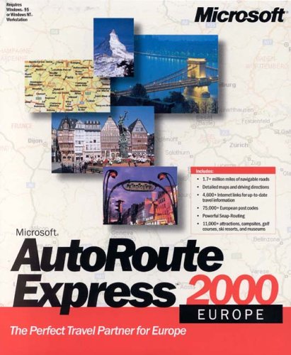 Preisvergleich Produktbild Microsoft Autoroute Express 2000 Europe