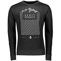 Scott Jersey 10 Casual Crew esquina Negro, negro, large