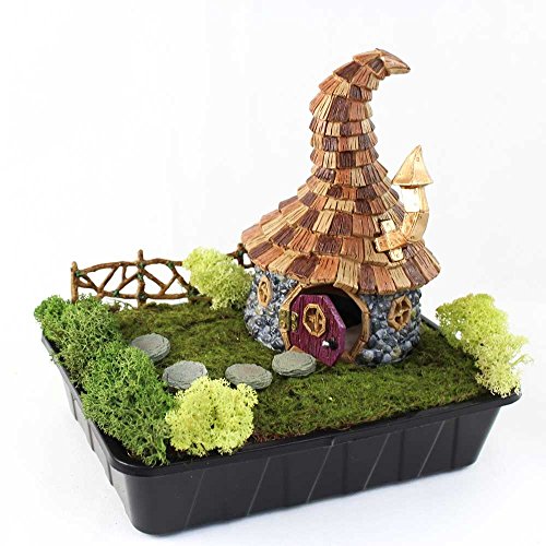 shingletown Wizard ’s Cottage von Fiddlehead Fairy Garden - 2