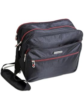 Herren Arbeitstasche XL Umhängetasche Schultertasche Flugumhänger Messenger Bag Boardcase Querformat Herrentasche...