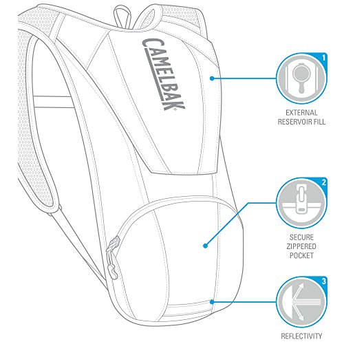 CamelBak Classic Hydration Pack Trinkrucksack, 85 oz - 5