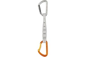 PETZL, Spirit Express, Light And Multipurpose Postponement For Sports Climbing, Gray/Orange, U, Unisex Adult