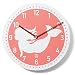 Produktbild Kinderwanduhr Shelly Tikita 30 cm, geräuscharm, Meerjungfrau, rosa, pink, korall, Made in Germany, Kinderzimmer tauglich