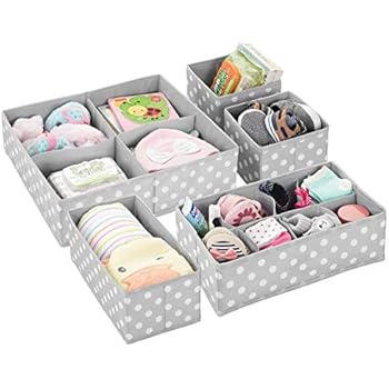 mDesign boîte de rangement tissu (lot de 5) pour ...