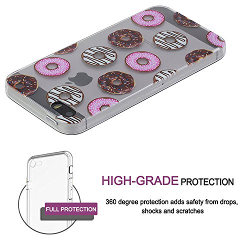 Funda iPhone 5 5S SE Silingsan Funda de Silicona TPU para iPhone 5 5S SE Carcasa Transparente Soft Clear Case Cover Funda Blanda Flexible Carcasa Delgado Ligero Caja Anti Rasgu os Anti Choque con Dise o Creativo - Donas Dulces reviews Funda iPhone 5 5S SE Silingsan Funda de Silicona TPU para iPhone 5 5S SE Carcasa Transparente Soft Clear Case Cover Funda Blanda Flexible Carcasa Delgado Ligero Caja Anti Rasgu os Anti Choque con Dise o Creativo - Donas Dulces