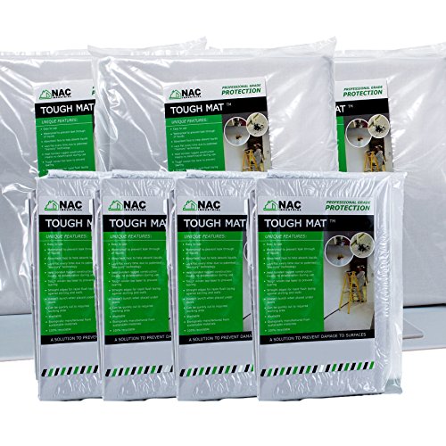 Nac Industrial resistente al agua lienzo alfombrilla de gamuza de Drop rígida - profesional superficie protección