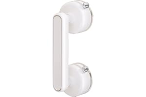 YIDELAI - Maniglia porta ventosa, maniglia armadio adesiva, bracciolo porta scorrevole cucina, facile da installare, adatto per finestre, porte scorrevoli in vetro (L-white)