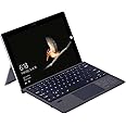 Concept Kart Surface Bluetooth Keyboard with Trackpad & 7-Color LED Backlit, Ultra Slim Rechargeable Keyboard with Touchpad for Surface Pro 7 Plus (2021)/ Pro 7/ Pro 6/ Pro 5/Pro 4/Pro 3