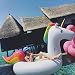 Produktbild Ocean star®Aufblasbare Einhorn - Pool Schwimmen,Aufblasbare Spielzeug Mit Schnellen Ventilen Schweben
