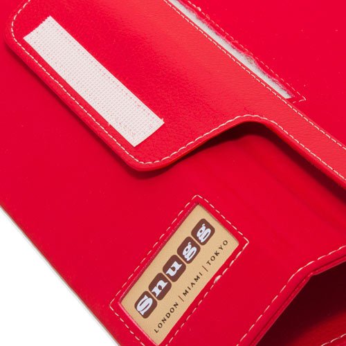 iPad 4 und 3 Hülle (Rot Leder ), Snugg – Smart Case mit lebenslanger Garantie + Sleep / Wake Funktion - 2