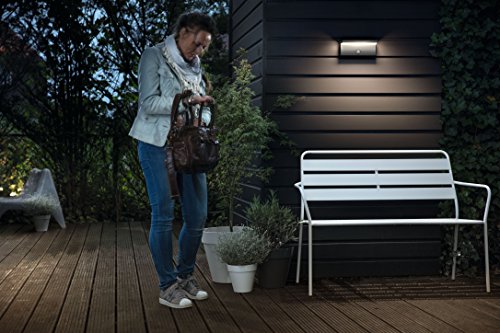 Philips myGarden LED Wandaussenleuchte Bustan, Anthrazit, Bewegungsmelder, Gartenleuchte - 5