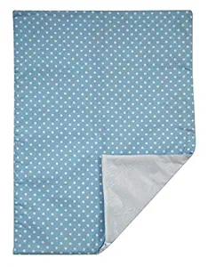 Changing mat Single- Blue Polka