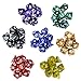 Produktbild Dokpav 49 Stück 7 Farben Polyhedrische Würfel Polyhedral Würfel Set Polyedrischen Spielwürfel für RPG Dungeons und Dragons Pathfinder Brettspiele d20, d12, 2 d10 (00-90 und 0-9), d8, d6 und d4