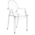 Kartell, Sedia Louis Ghost, Cristallo
