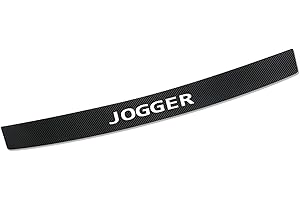 EVER TA Protezione paraurti Posteriore per Auto,per Ren-ault Dacia Duster Logan SANDERO Jogger Spring, Fibra Carbonio Piastra del Bagagliaio Anti-Graffio Adesivo,Tronco Piastra Protector Adesivi