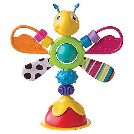 TOMY Lamaze L27243 Hochet de table Freddie La Luciole Hochet de Table Jouet pour Chaise Haute Jouet Premier Age
