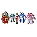 Price comparison product image Robocar Poli toy jouet Spielzeug- Mini Figure Set- Poli/Amber/Helli/Roi/Jin