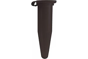 CAMLAB PLASTICS Camlab Plastique RTP/77120-BK conique microtube, 1,5 ml, noir (Lot de 500)