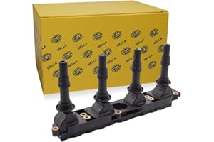 HELLA 5DA 358 000-041 Bobina de encendido - 12V - 5polos - Bobina de encendido bloque - atornillado