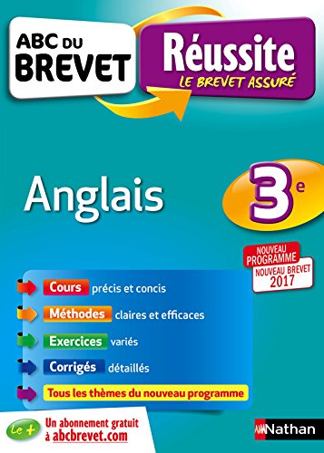 Book's Cover of Anglais 3e  Nouveau brevet