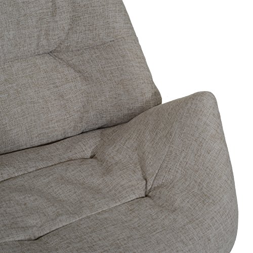 CLEARANCE HOMCOM Single Seater Adjustable Recliner Sofa Arm Chair Chaise Lounge Cushion Living Room Lounger Couch Modern Furniture w/ Footrest