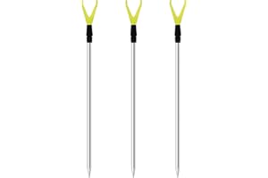 ‎ZITE Zite Fishing Teleskop Rutenhalter Angel 75-135cm – Angelzubehör Rutenauflage Forellen & Karpfen Fischen - Aluminium Rutenständer Schnurlaufkerbe, Angelrutenhalter Angelhalter Angelständer Angel Halter