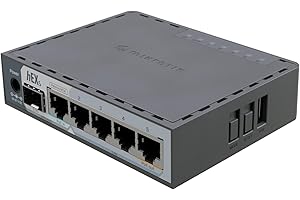 MikroTik Hex S (2025) E60iUGS Un routeur Filaire Compact et abordable doté d'un Port SFP 2,5 G, 5 Gigabit Ethernet, d'une Sortie PoE, d'un USB et d'un processeur Double cœur Rapide