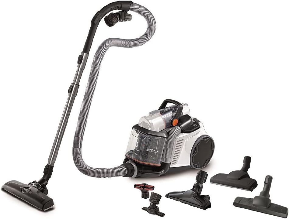 Electrolux EUFC8ALRGY Torbasız Elektrikli Süpürge | 12 m erişim mesafesi, kolay boşaltılabilir toz haznesi, yıkanabilir hijyen filtresi