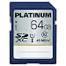 Produktbild Platinum 64 GB SDXC UHS-I class 10 Speicherkarte (bis zu 45 MB/s Lesen, 300x)