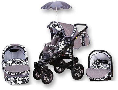 Tabbi | with MT1 CX | 3-in-1 Pushchair complete set | Parasol