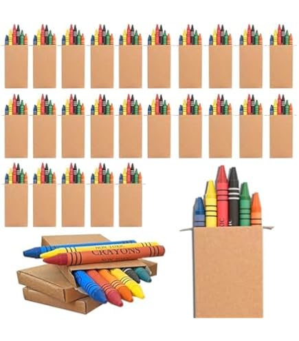WPRO Kids Holz-Buntstifte 10er Set - Mini Stifte Mit 6 Farben Für Kinder