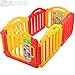 LCP Kids 6 sided Baby Playpen with Door & Playboard - EN71 certified - 2014 Edition