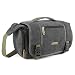 Produktbild DSLR Kameratasche, Evecase Leinwand Schultertasche Kuriertasche für Nikon D810A, D810, D800/D800E, D750, D700, D610, D600, D4S, D4, D7100, D5300, D5200, D5100, D3300, D3200, D3100 - Grau