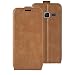 Produktbild Samsung Galaxy J1 Mini Prime/J106 Handyhülle Book Case Samsung Galaxy J1 Mini Prime/J106 Hülle Klapphülle Tasche im Retro Wallet Design mit Praktischer Aufstellfunktion - Etui Braun