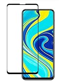 Aksesuarcim Xiaomi Redmi Note 9 Pro ile Uyumlu Ekran Koruyucu Tam Kapatan Nano Esnek İnce Fiber Siyah