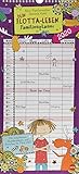 Lotta-Leben Familienplaner. Wandkalender 2020. Monatskalendarium. Spiralbindung. Format 21 x 45 cm by 