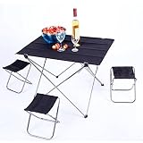 Global Brands Online Mesa Plegable Plegable de la Comida campestre de la...
