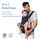 ❤️Weiches Material und bequmer Schutz: 100% sichere und ungiftige Material ist weich und atmungsaktiv. Außerdem schützen kratzfeste Beinpolster aus Baumwolle die Oberschenkel des Babys gut