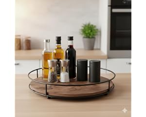 SOLAZA® Solid Hard Wood Lazy Susan in…₹849.00₹849.00M.R...