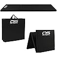 Gymnastic Tumble Exercise Mat Non Slip PU Leather Surface High Density Polyether Material 6FT Long Tri Folding Crash With Carry Handles perfect for gymnastics yoga Pilates