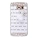 Produktbild Samsung Galaxy S7 Edge Hülle, Sense TE Strass [3D Handgefertigt] Diamant Serie Bling Schutz Handy Tasche Kristall Transparent Case Cover Hülle mit Retro Anti Staub Stecker - Box Grid Fox / Weiß