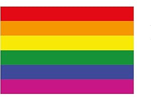 RITTER MEDIENDESIGN Autocollant de qualité supérieure - Motif : drapeau arc-en-ciel - Résistant au lavage automatique et aux UV