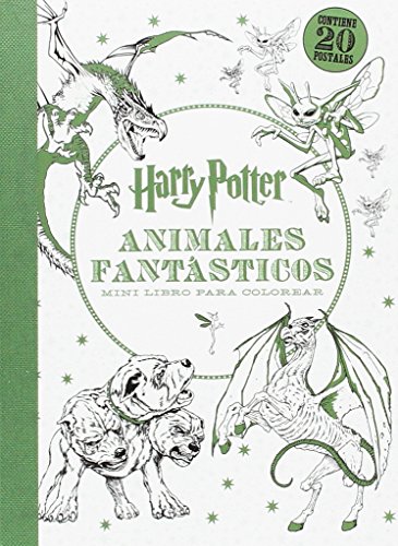 Harry Potter. Animales Fantásticos. Mini Libro Para Colorea