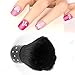 Powder Dust Flocking Remover Brush Cheek Makeup Tool Foundation Nail Art Charming Black