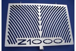 GENERISCH Kühlerschutz für Kawasaki z1000 2010-2021 GroFaTec Edelstahl Kawasaki Z1000 Radiator Kühler Abdeckung Gitter Kühlergitter Steinschlagschutz Wasserkühlerabdeckung z800 z750 sx Ninja