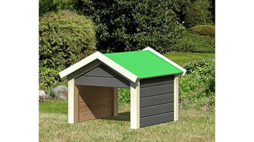 Preisvergleich Produktbild Unbekannt KARIBU Mähroboter-Garage, mit Satteldach, BxT: 73x77 cm