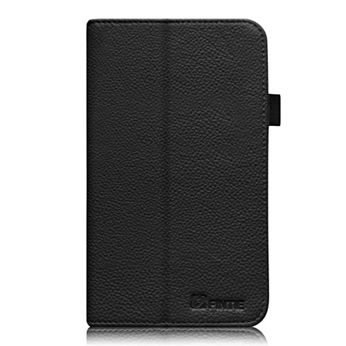 Fintie Odys Mira / LENOTAB Win / Trimeo Win Hülle Case- Slim Fit Folio Kunstleder Schutzhülle Cover Tasche mit Ständerfunktion für Odys Mira 17,8 cm (7 Zoll) X610102 / LENOTAB Win / Trimeo Win 17,8 cm (7 Zoll) Tablet-PC, Schwarz - 3