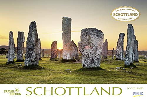 Schottland 2020: Großer Foto-Wandkalender mit Bildern aus Britannien. Travel Edition mit Jahres-Wandplaner. PhotoArt Panorama Querformat: 58x39 cm.